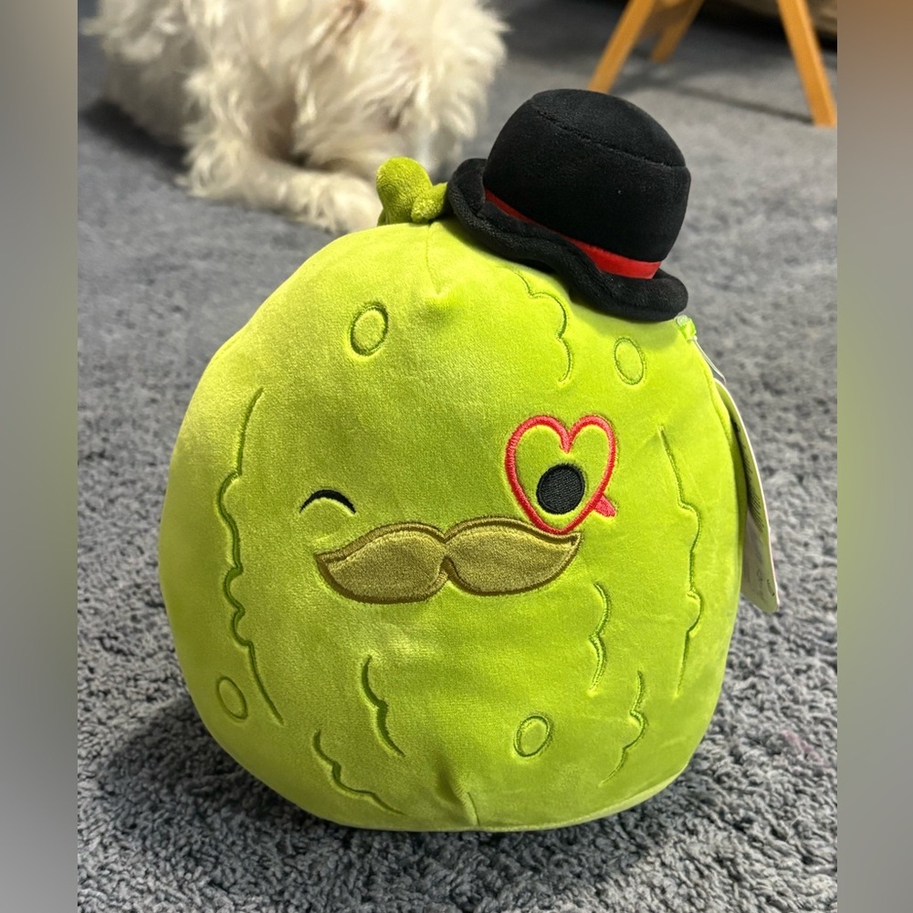 NWT Squishmallows pickle man whose name is Charles